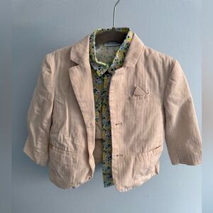 Kids Beige suit with shirt